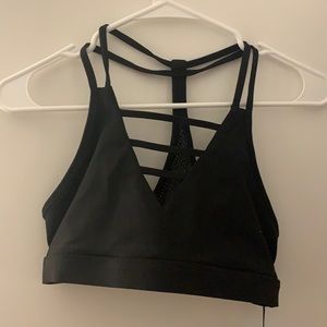 Zyia black grid bra XL - brand new with tags